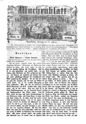 Wochenblatt für das christliche Volk Sonntag 21. Februar 1864