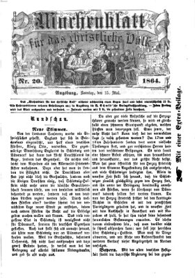 Wochenblatt für das christliche Volk Sonntag 15. Mai 1864