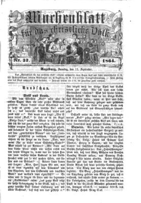 Wochenblatt für das christliche Volk Sonntag 11. September 1864