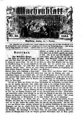 Wochenblatt für das christliche Volk Sonntag 4. Dezember 1864