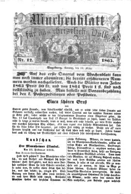 Wochenblatt für das christliche Volk Sonntag 19. März 1865