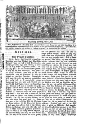 Wochenblatt für das christliche Volk Sonntag 9. Juni 1867