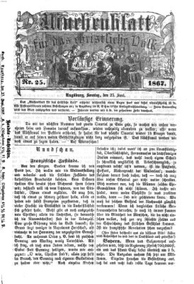 Wochenblatt für das christliche Volk Sonntag 23. Juni 1867