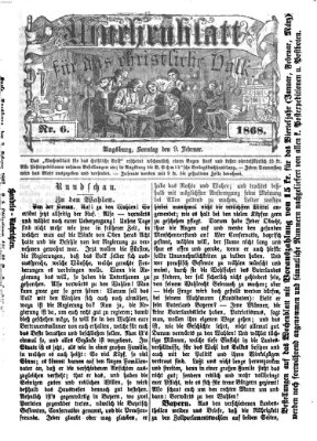 Wochenblatt für das christliche Volk Sonntag 9. Februar 1868