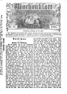 Wochenblatt für das christliche Volk Sonntag 24. Mai 1868