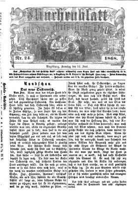 Wochenblatt für das christliche Volk Sonntag 14. Juni 1868