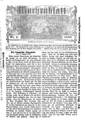 Wochenblatt für das christliche Volk Sonntag 23. Januar 1870