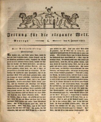 Zeitung für die elegante Welt Montag 6. Januar 1817