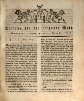 Zeitung für die elegante Welt Montag 13. Januar 1817