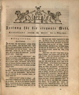 Zeitung für die elegante Welt Samstag 22. März 1817