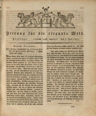 Zeitung für die elegante Welt Freitag 6. Juni 1817