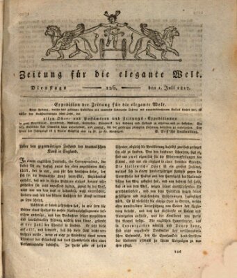 Zeitung für die elegante Welt Dienstag 1. Juli 1817