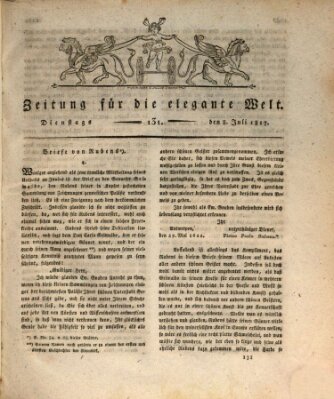 Zeitung für die elegante Welt Dienstag 8. Juli 1817