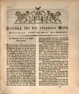 Zeitung für die elegante Welt Donnerstag 7. August 1817