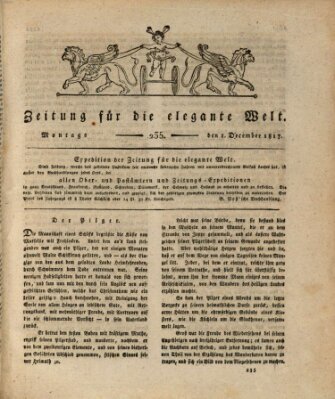 Zeitung für die elegante Welt Montag 1. Dezember 1817