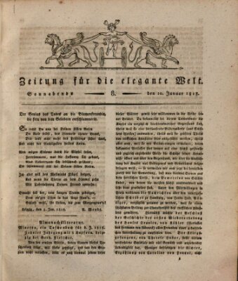 Zeitung für die elegante Welt Samstag 10. Januar 1818