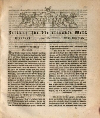 Zeitung für die elegante Welt Dienstag 31. März 1818