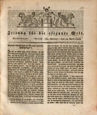 Zeitung für die elegante Welt Dienstag 14. April 1818