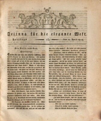 Zeitung für die elegante Welt Freitag 17. April 1818