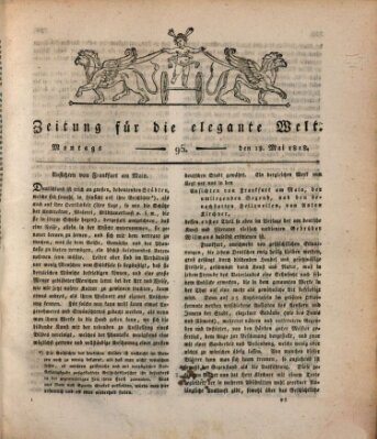 Zeitung für die elegante Welt Montag 18. Mai 1818