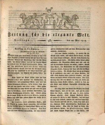 Zeitung für die elegante Welt Freitag 22. Mai 1818