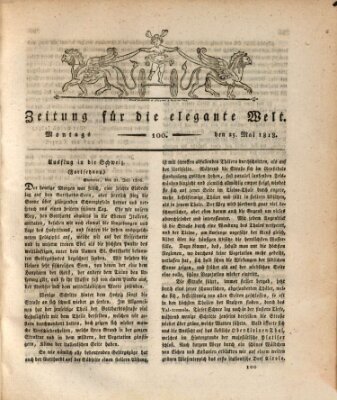 Zeitung für die elegante Welt Montag 25. Mai 1818