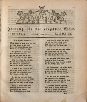 Zeitung für die elegante Welt Dienstag 26. Mai 1818