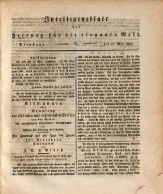 Zeitung für die elegante Welt Dienstag 26. Mai 1818