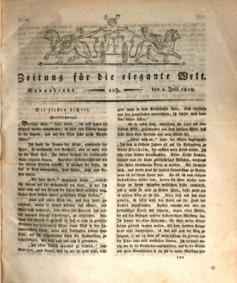 Zeitung für die elegante Welt Samstag 4. Juli 1818