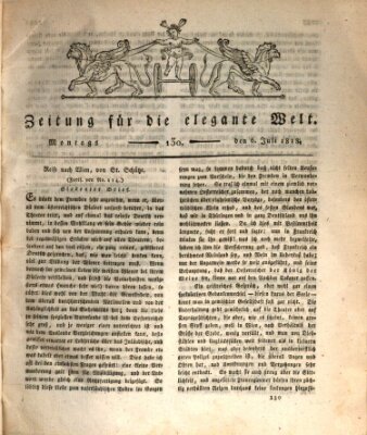 Zeitung für die elegante Welt Montag 6. Juli 1818