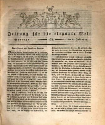 Zeitung für die elegante Welt Montag 13. Juli 1818