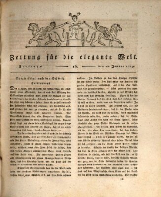 Zeitung für die elegante Welt Freitag 22. Januar 1819