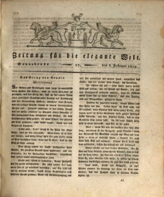 Zeitung für die elegante Welt Samstag 6. Februar 1819