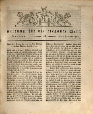Zeitung für die elegante Welt Montag 8. Februar 1819