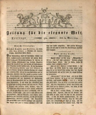 Zeitung für die elegante Welt Freitag 14. Mai 1819