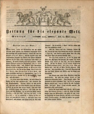 Zeitung für die elegante Welt Montag 24. Mai 1819