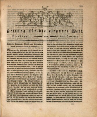 Zeitung für die elegante Welt Dienstag 8. Juni 1819