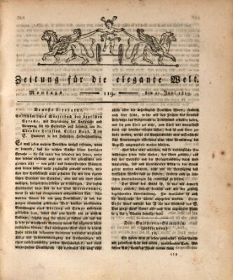 Zeitung für die elegante Welt Montag 21. Juni 1819