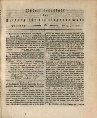 Zeitung für die elegante Welt Dienstag 27. Juli 1819