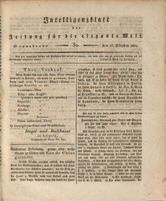 Zeitung für die elegante Welt Samstag 16. Oktober 1819