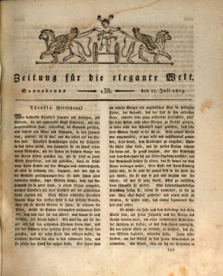 Zeitung für die elegante Welt Samstag 17. Juli 1819