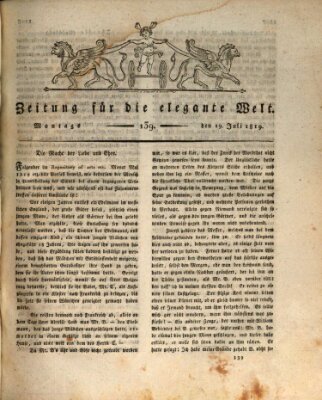 Zeitung für die elegante Welt Montag 19. Juli 1819