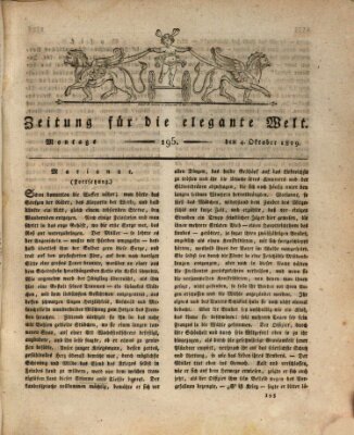 Zeitung für die elegante Welt Montag 4. Oktober 1819