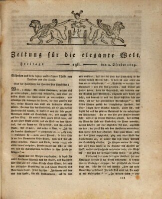Zeitung für die elegante Welt Freitag 8. Oktober 1819