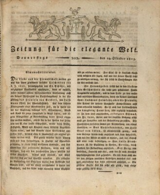 Zeitung für die elegante Welt Donnerstag 14. Oktober 1819