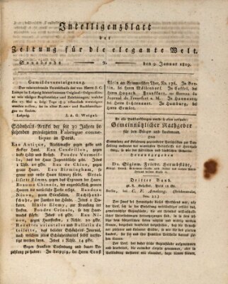 Zeitung für die elegante Welt Samstag 9. Januar 1819