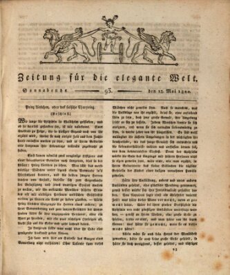 Zeitung für die elegante Welt Samstag 13. Mai 1820