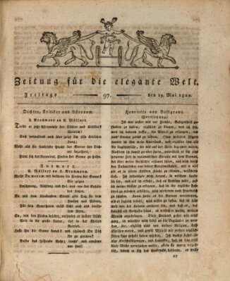 Zeitung für die elegante Welt Freitag 19. Mai 1820