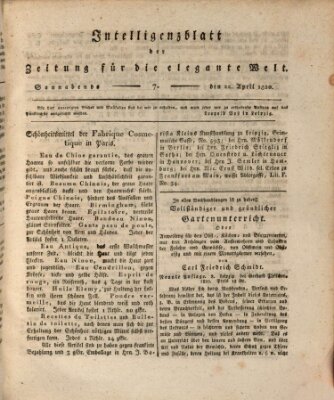 Zeitung für die elegante Welt Samstag 22. April 1820