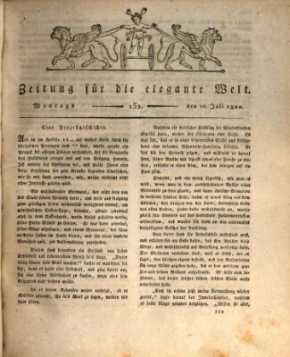 Zeitung für die elegante Welt Montag 10. Juli 1820